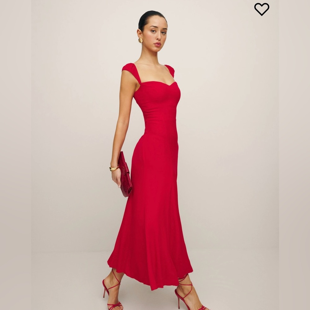 NWT Reformation Bryson Dress Cherry
